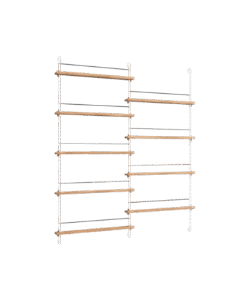 Moebe Magazine Shelving Ms 180   Eg Hvid