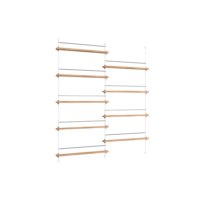 Moebe Magazine Shelving Ms 180 Eg Hvid