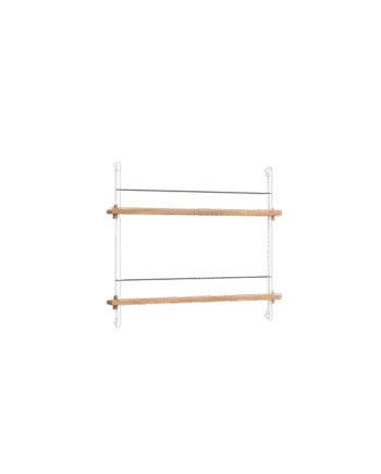 Moebe Magazine Shelving Ms 65   Eg Hvid