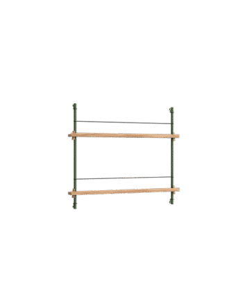Moebe Magazine Shelving Ms 65   Eg Pine Green
