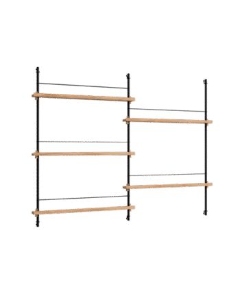 Moebe Magazine Shelving Ms 115   Eg Sort