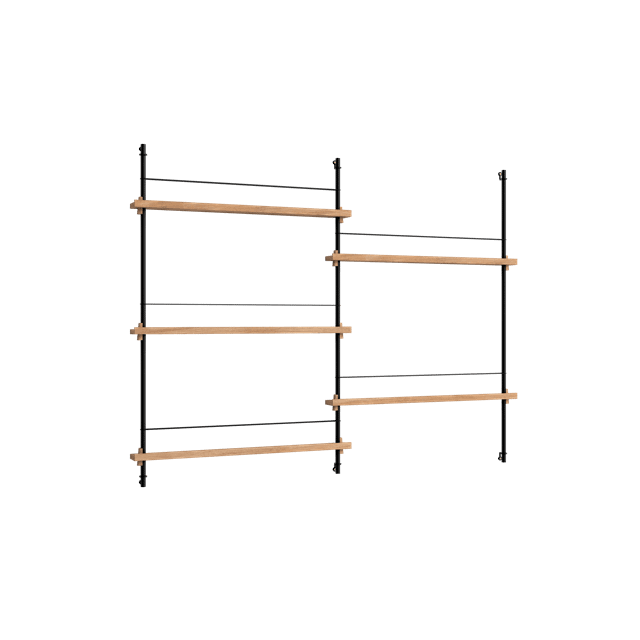 Moebe Magazine Shelving Ms 115 Eg Sort