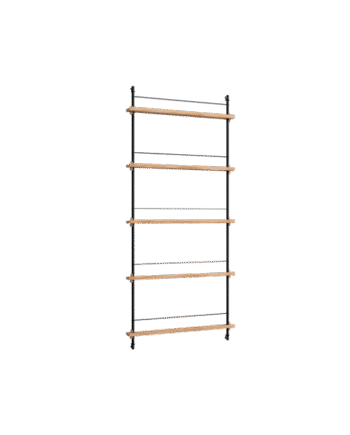 Moebe Magazine Shelving Ms 180   Eg Sort