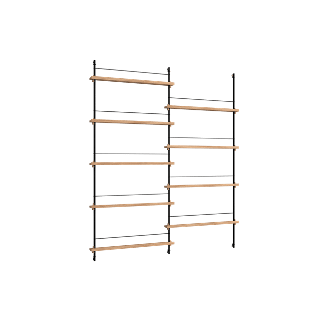 Moebe Magazine Shelving Ms 180 Eg Sort