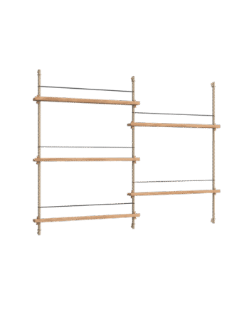 Moebe Magazine Shelving Ms 115   Eg Warm Grey