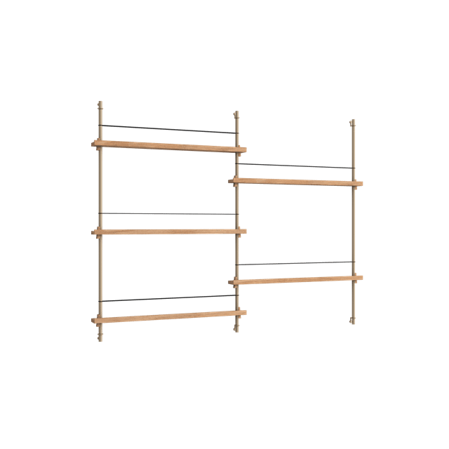 Moebe Magazine Shelving Ms 115 Eg Warm Grey