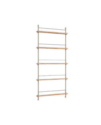 Moebe Magazine Shelving Ms 180   Eg Warm Grey