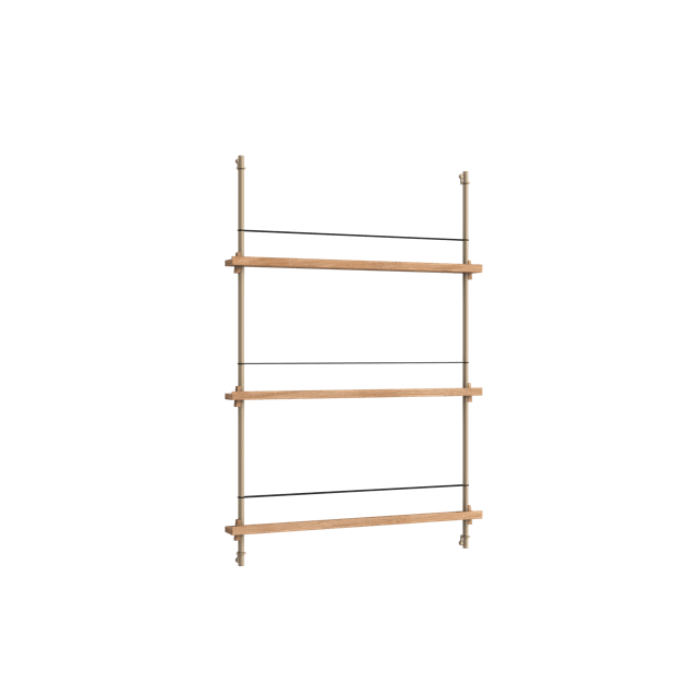 Moebe Magazine Shelving Ms 115 Eg Warm Grey