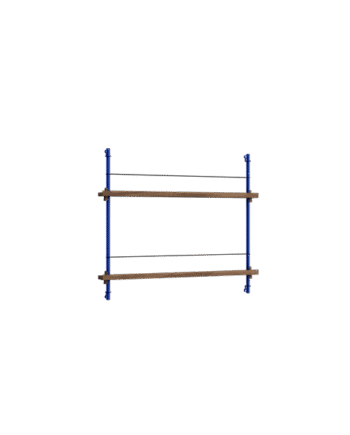 Moebe Magazine Shelving Ms 65   Røget Eg Deep Blue