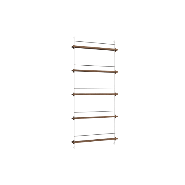 Moebe Magazine Shelving Ms 180 Røget Eg Hvid