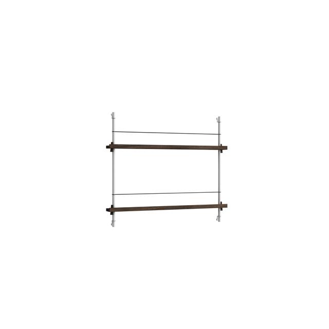 Moebe Magazine Shelving Ms 65 Røget Eg Rustfri Stål