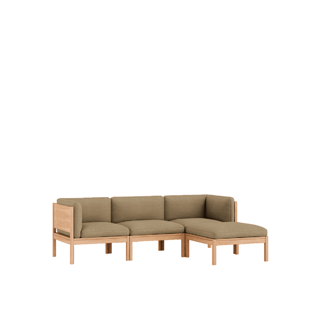 Moebe Modular -personers Sofa Med Sider Chaiselong Autum 221