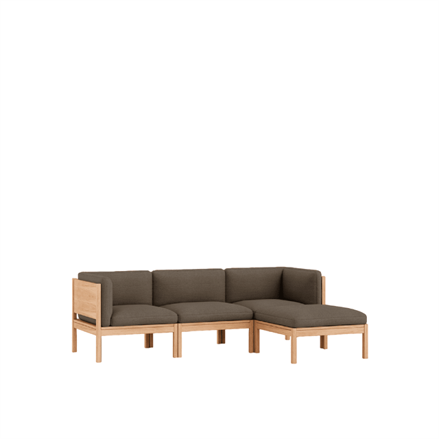 Moebe Modular -personers Sofa Med Sider Chaiselong Autum 361