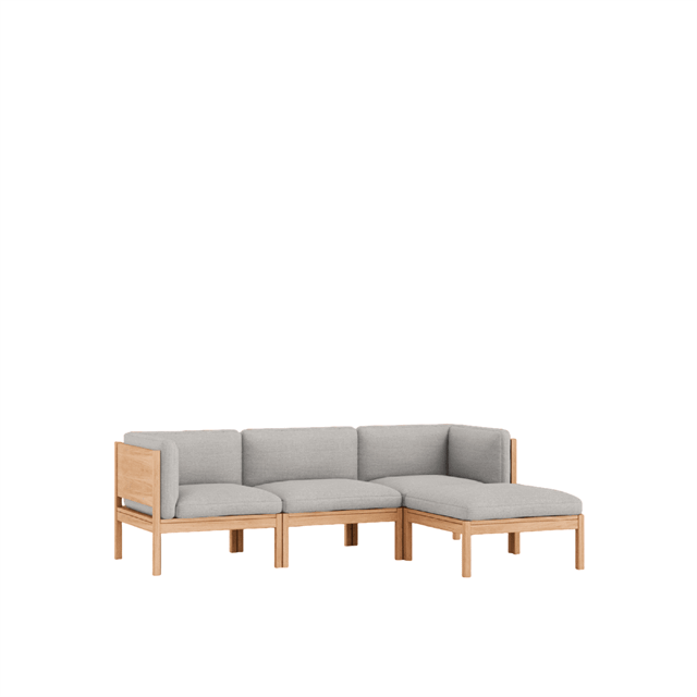 Moebe Modular -personers Sofa Med Sider Chaiselong Autum 101