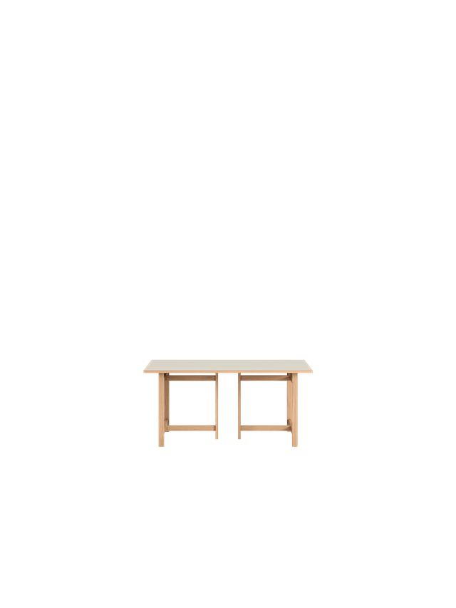Moebe Rectangular Spisebord 160x90 Lysegrå
