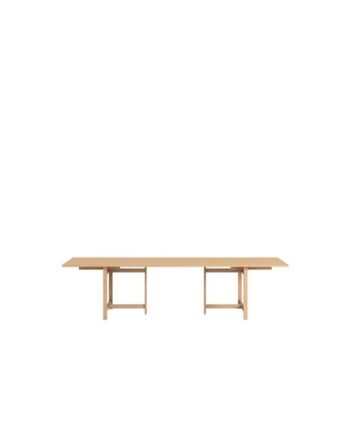 Moebe Rectangular Spisebord 220x90 Med   Udtræk Muted Peach