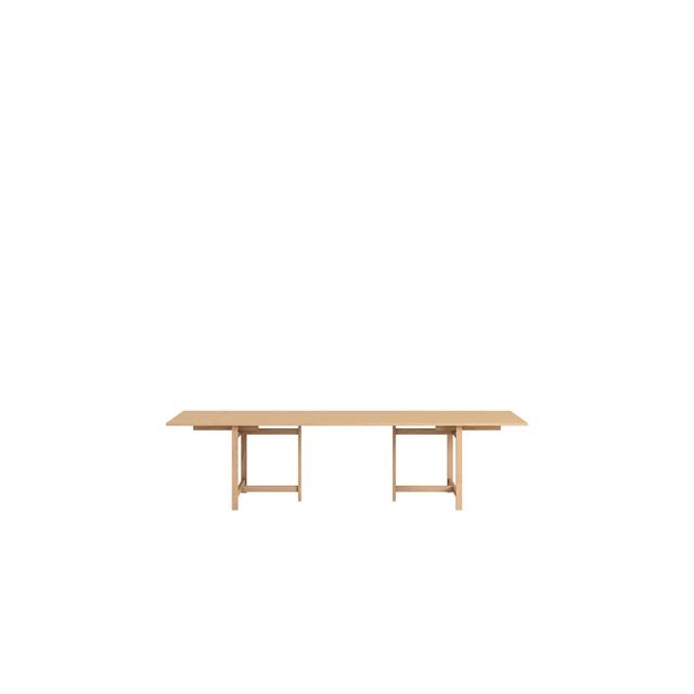 Moebe Rectangular Spisebord 220x90 Med Udtræk Muted Peach