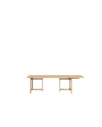 Moebe Rectangular Spisebord 220x90 Med   Udtræk Muted Peach