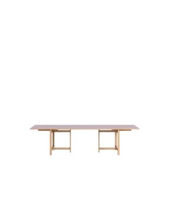 Moebe Rectangular Spisebord 220x90 Med   Udtræk Soft Lilac