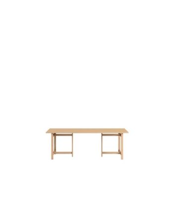 Moebe Rectangular Spisebord 220x90 Muted Peach