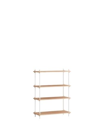 Moebe   115     Reol System Eg Hvid