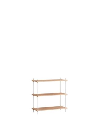 Moebe   85     Reol System Eg Hvid