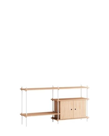 Moebe   85     Reol System Eg Hvid