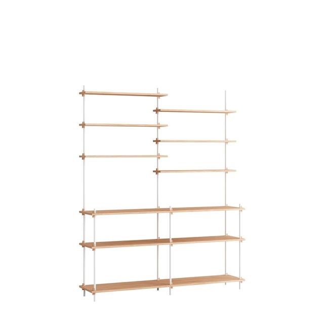 Moebe 200 Reol System Eg Hvid
