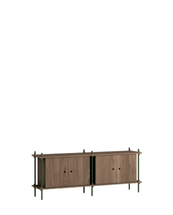 Moebe   65     So Reol System Røget Eg Pine Green