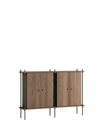Moebe   115     So Reol System Røget Eg Pine Green