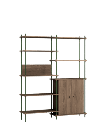 Moebe   200     So Reol System Røget Eg Pine Green
