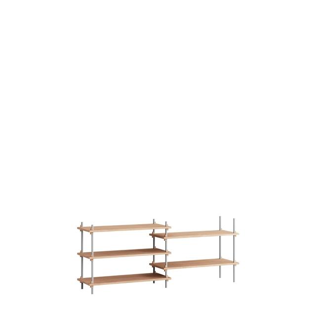 Moebe Shelving 65 Eg Rustfri Stål