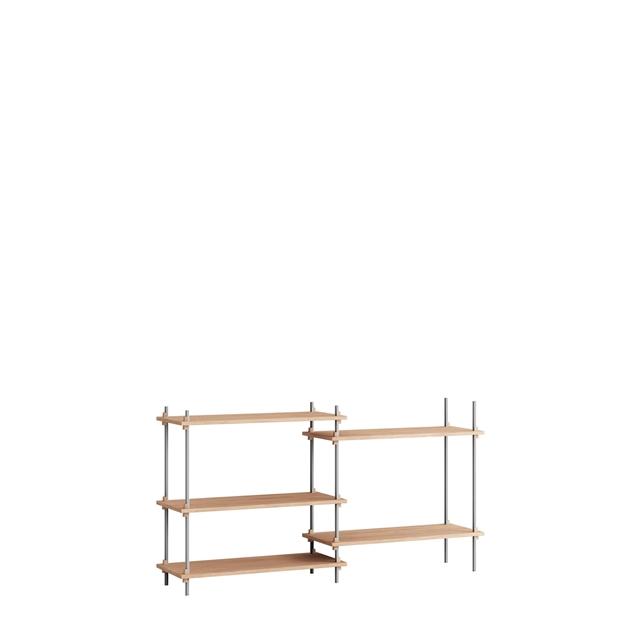 Moebe Shelving 85 Eg Rustfri Stål
