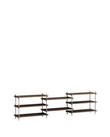 Moebe Shelving   65     Røget Eg Rustfri Stål