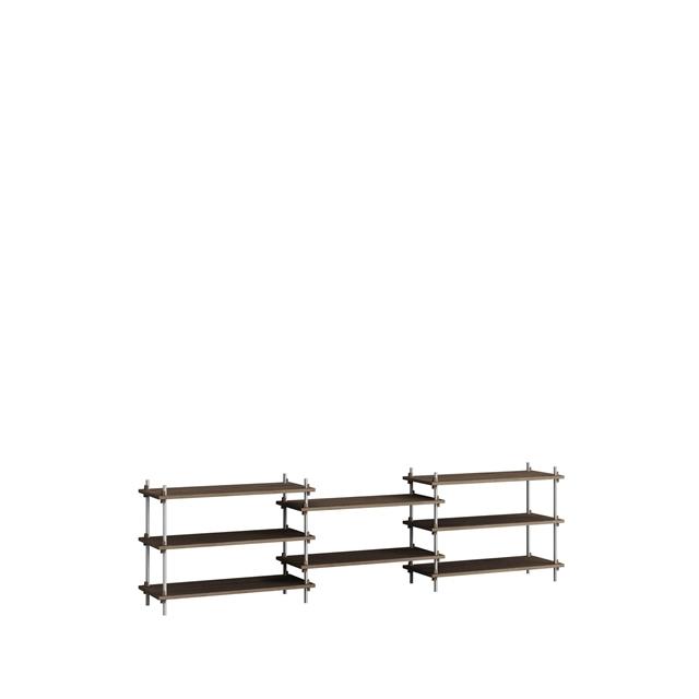 Moebe Shelving 65 Røget Eg Rustfri Stål