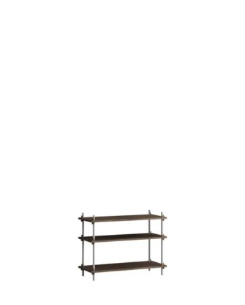 Moebe Shelving   65     Røget Eg Rustfri Stål