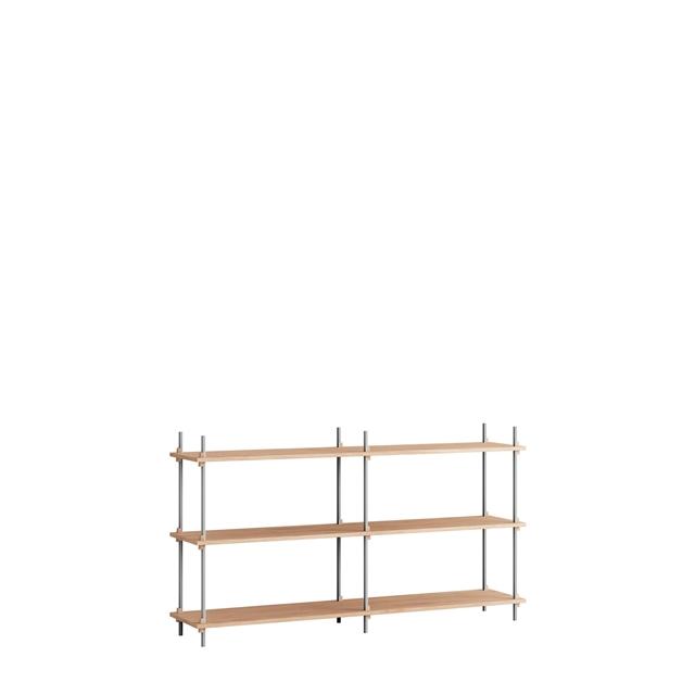 Moebe Shelving 85 Eg Rustfri Stål