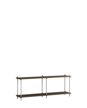 Moebe Shelving   65     Røget Eg Rustfri Stål