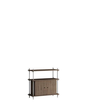Moebe Shelving   85     Røget Eg Rustfri Stål