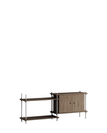 Moebe Shelving   65     Røget Eg Rustfri Stål
