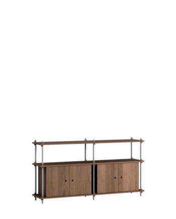 Moebe Shelving   85     Røget Eg Rustfri Stål
