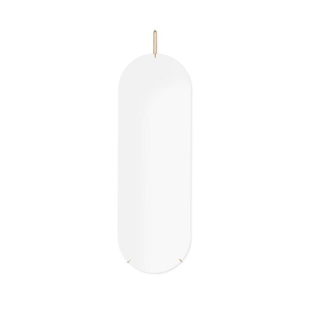 Moebe Tall Wall Mirror ø133 Messing