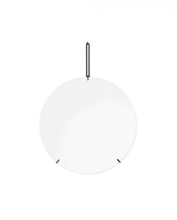 Moebe Wall Mirror ø50 Sort