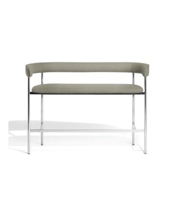 Møbel Copenhagen Font Bar Sofa 65 Cm Vidar 222 Poleret Stål Stel