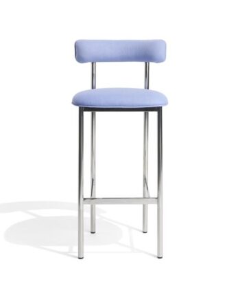 Møbel Copenhagen Font Barstol 65 Cm Divina 676 Poleret Stål Stel