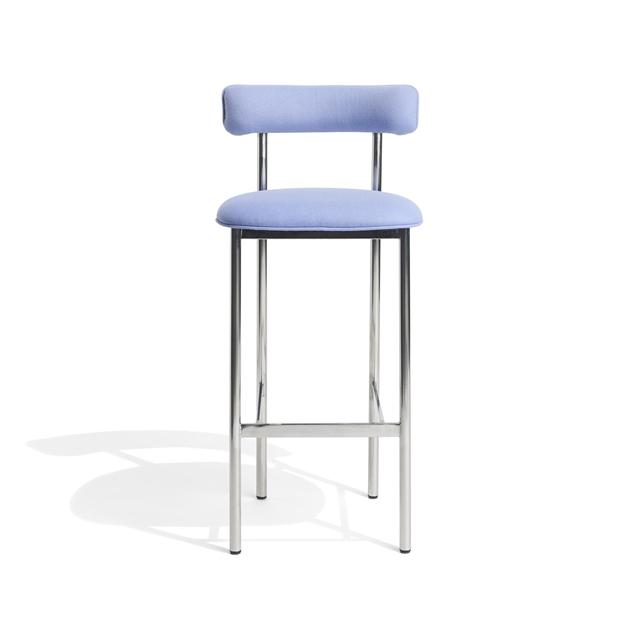 Møbel Copenhagen Font Barstol 65 Cm Divina 676 Poleret Stål Stel