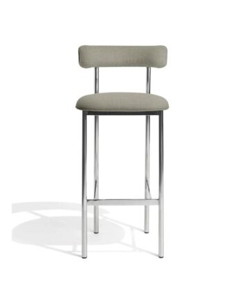 Møbel Copenhagen Font Barstol 75 Cm Vidar 222 Poleret Stål Stel