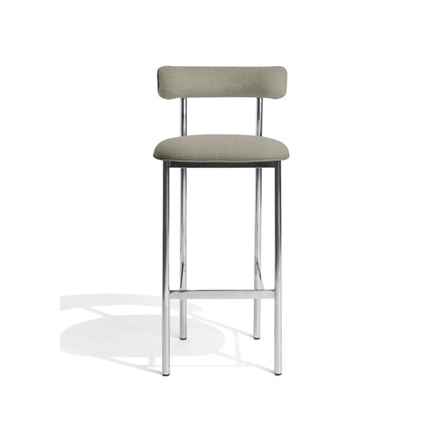 Møbel Copenhagen Font Barstol 75 Cm Vidar 222 Poleret Stål Stel