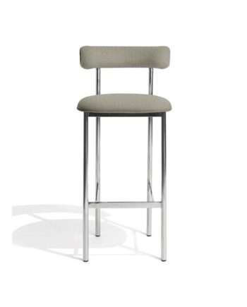 Møbel Copenhagen Font Barstol 65 Cm Vidar 222 Poleret Stål Stel