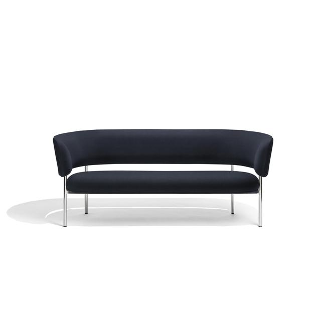 Møbel Copenhagen Font Sofa Vidar 0786 Poleret Stål Stel